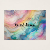Rainbows & Bubbles plaatsen kaarten Visitekaartje (Voorkant)
