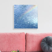 Rainbow's Einde. Canvas Afdruk (Insitu (Woonkamer))