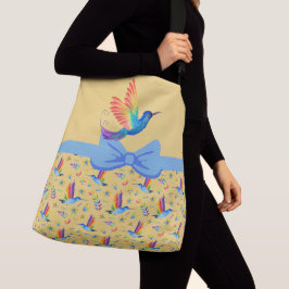 Rainbows en Love Humming Bird in Banana Crossbody Tas