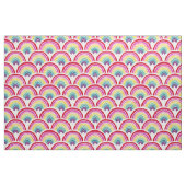 RAINBOWS FOREVER Colorful LGBTQ Pride Scallop Stof (Fat Quarter)
