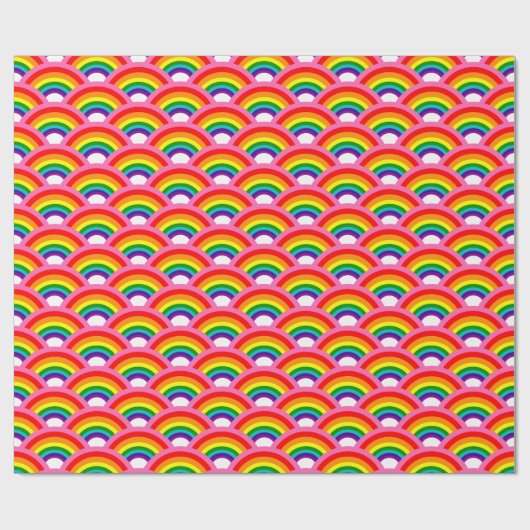 Rainbows Forever Pattern Cadeaupapier (Vlak)