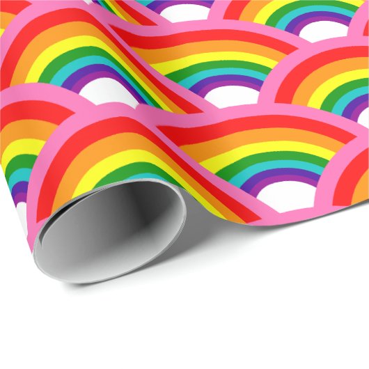 Rainbows Forever Pattern Cadeaupapier (Rol Hoek)