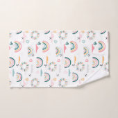 Rainbows & Hearts Patroon Bad Handdoek (Handdoek)