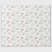 Rainbows & Hearts Patroon Cadeaupapier (Vlak)