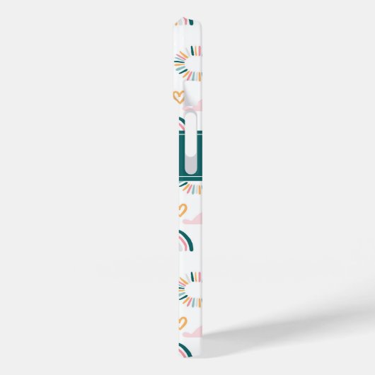 Rainbows & Hearts Patroon Case-Mate iPhone Case (Achterkant / Links)