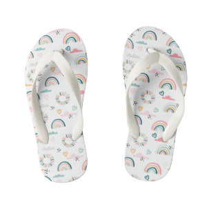 Rainbows & Hearts Patroon Kinder Teenslippers