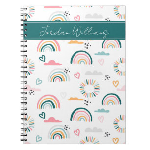 Rainbows & Hearts Patroon Notitieboek
