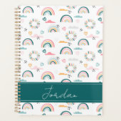Rainbows & Hearts Patroon Planner (Voorkant)
