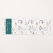 Rainbows & Hearts Patroon Yogamat (Voorkant (horizontaal))