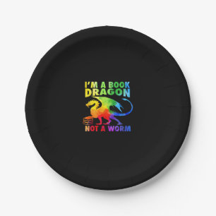 Rainbows I'm a Book Dragons Not a Worm LGBT Gay Papieren Bordje