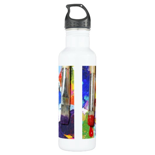 Rainbows in uitvoering Fotografie Waterfles (Achterkant)