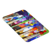 Rainbows in uitvoering verfborstel fotografie magneet (Rechterzijde)