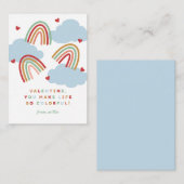 Rainbows Kleurrijke Life Class Valentijn Kaart (Voorkant / Achterkant)