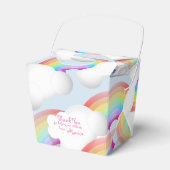 Rainbows Narwhal, Zeemeermin Partij Bedankdoosjes (Voorkant Zijde)