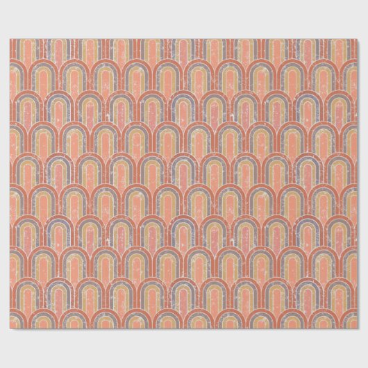 Rainbows opgeraapt cadeaupapier (Vlak)