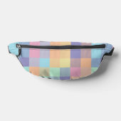 Rainbows Pastel Kleuren Buffel Check Plaid jaren 9 Heuptasje (Liggend)