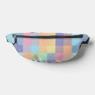 Rainbows Pastel Kleuren Buffel Check Plaid jaren 9 Heuptasje