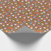 rainbows pattern cadeaupapier (Hoek)