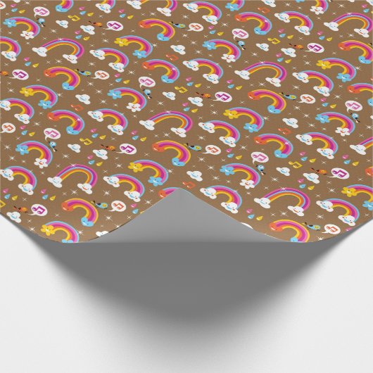 rainbows pattern cadeaupapier (Hoek)
