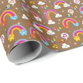 rainbows pattern cadeaupapier (Rol Hoek)