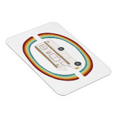 Rainbows Retro RV Whimsical Camping Motorhome Magneet (Rechterzijde)
