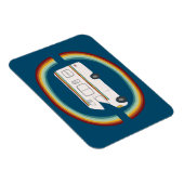Rainbows Retro RV Whimsical Camping Motorhome Magneet (Rechterzijde)