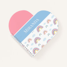 Rainbows Roze Blauw Gepersonaliseerde Typografie