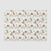 Rainbows Shamrocks Leprechauns St Patrick's Day  Tissuepapier (Voorkant)