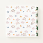 Rainbows Sketchbook, Waterverf van de Cute and Whi Notitieboek (Achterkant)