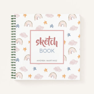 Rainbows Sketchbook, Waterverf van de Cute and Whi Notitieboek