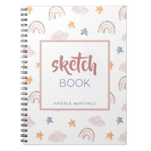 Rainbows Sketchbook, Waterverf van de Cute and Whi Notitieboek