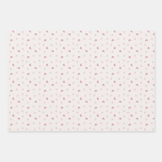 Rainbows Unicorn Wrapping Paper Sheet Set van 3 (Voorkant 3)