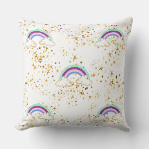 Rainbows, wolken en stangen kussen