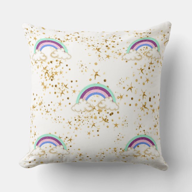 Rainbows, wolken en stangen kussen (Voorkant)