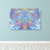 RainbowSnow© Art voor Colour Harmonix Canvas Afdruk (Insitu (Houten vloer))
