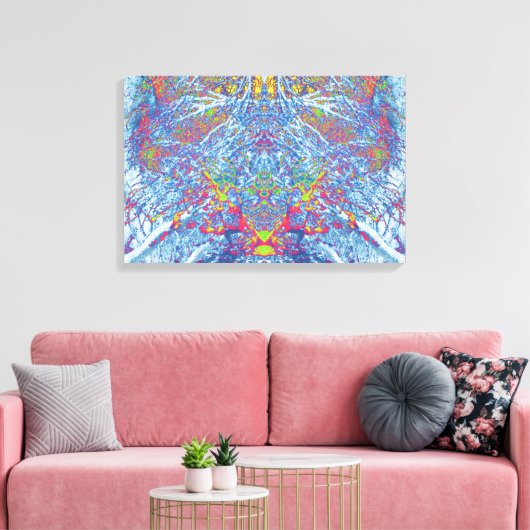 RainbowSnow© Art voor Colour Harmonix Canvas Afdruk (Insitu (Woonkamer))