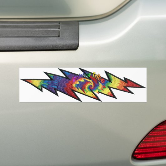 RainbowTribe2100x1800 Bumpersticker (Op auto)