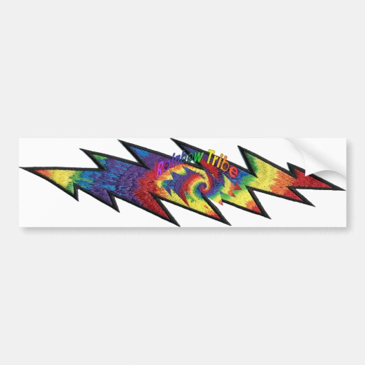 RainbowTribe2100x1800 Bumpersticker (Voorkant)