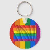 RAINBOWVLAG/GAYPRIJS SLEUTELHANGER (Voorkant)