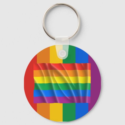 RAINBOWVLAG/GAYPRIJS SLEUTELHANGER (Voorkant)
