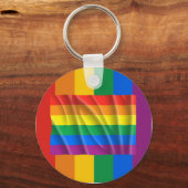 RAINBOWVLAG/GAYPRIJS SLEUTELHANGER (Voorkant)