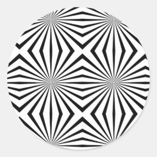Rainbowwaarheid Live Hallucinaties Optische illusi Ronde Sticker