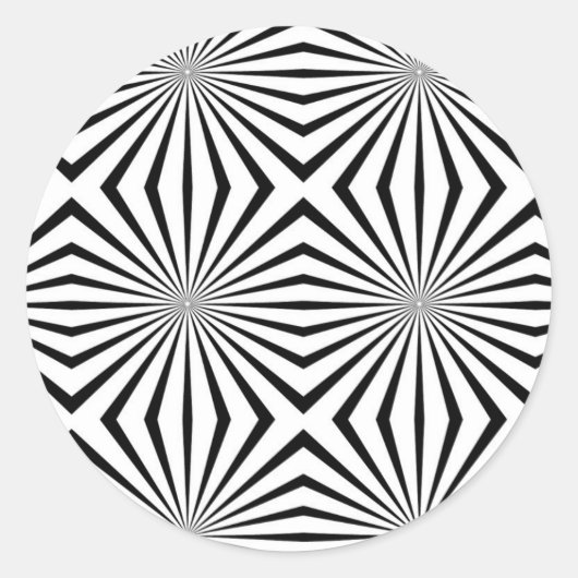 Rainbowwaarheid Live Hallucinaties Optische illusi Ronde Sticker (Voorkant)