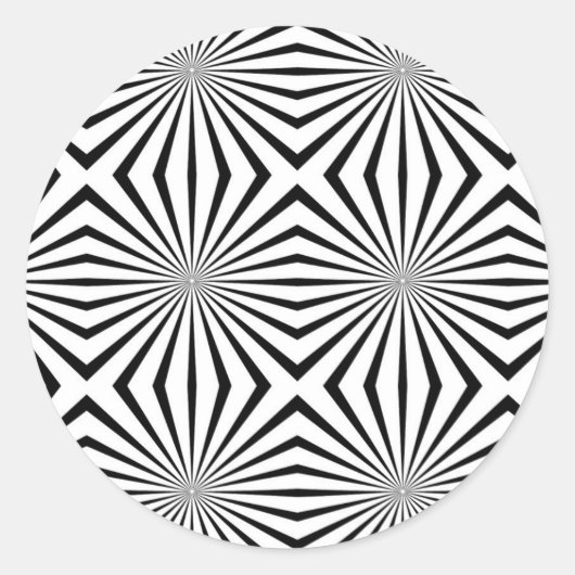 Rainbowwaarheid Live Hallucinaties Optische illusi Ronde Sticker (Voorkant)