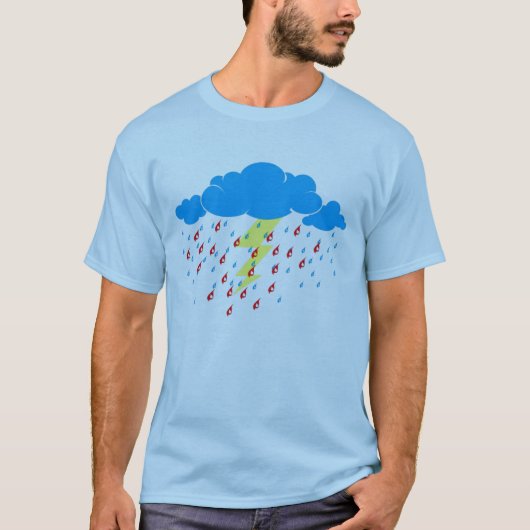 RainCloudColor T-shirt (Voorkant)