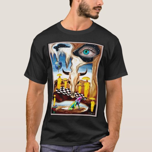 Raincoaten in de woestijn t-shirt (Voorkant)