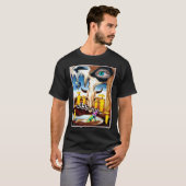 Raincoaten in de woestijn t-shirt (Voorkant volledig)