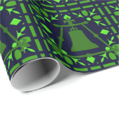 Raincross Blue-Green Glas in lood Cadeaupapier (Rol Hoek)