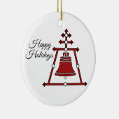 Raincross - Corinne Renee Design Keramisch Ornament (Rechts)