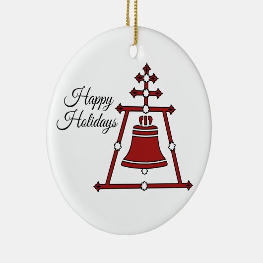 Raincross - Corinne Renee Design Keramisch Ornament (Rechts)